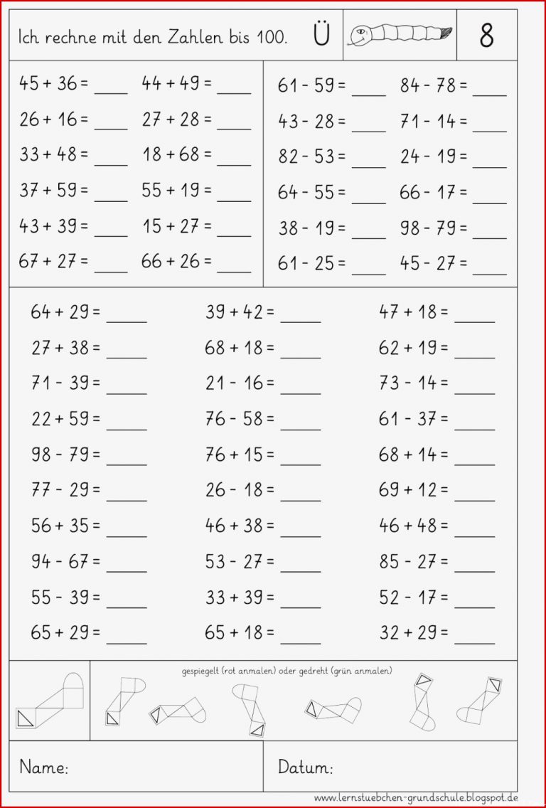 Arbeitsblätter Mathe Klasse 3 Wiederholung Worksheets