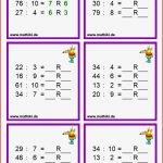 Arbeitsblätter Mathe Klasse 4 Halbschriftliche Division