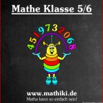 Arbeitsblätter Mathe Klasse 5 6