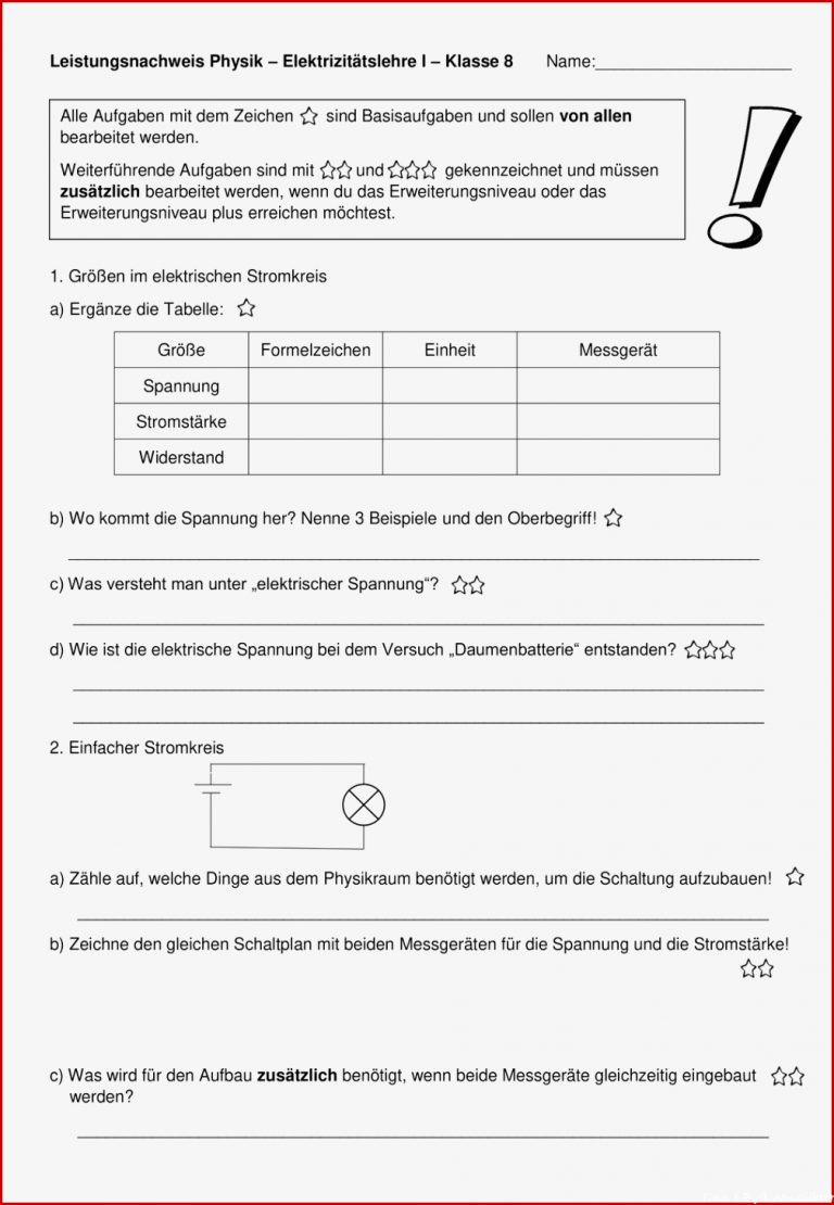 Arbeitsblätter Physik Klasse 6 Licht Und Schatten Worksheets