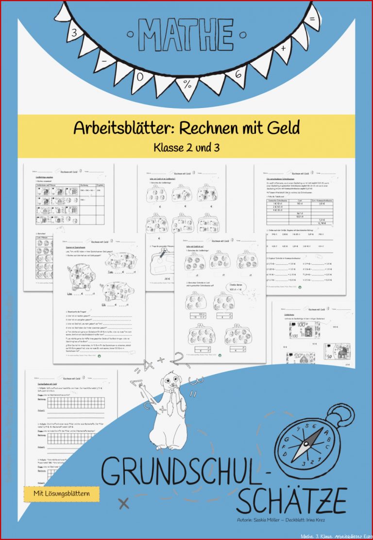 Arbeitsblätter Rechnen Mit Geld Klasse 2 Und 3