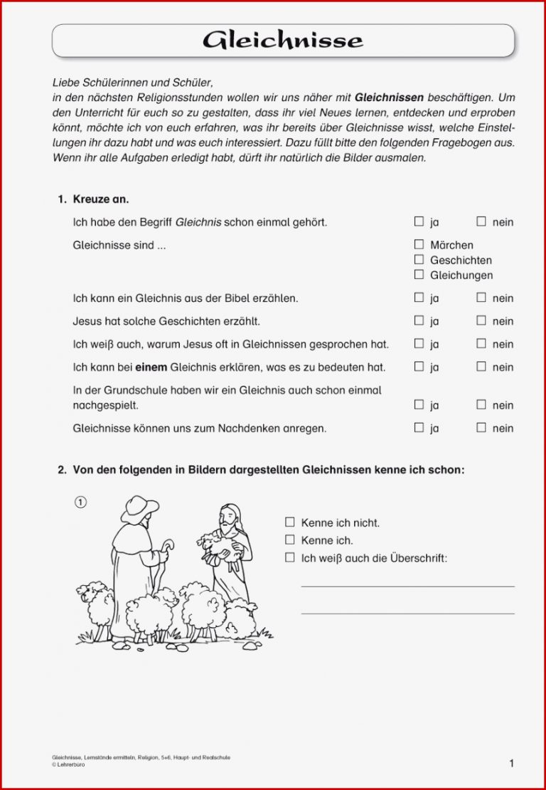 Arbeitsblätter · Sekundarstufe I · Lehrerbüro