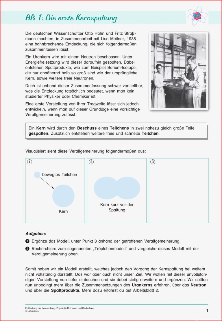 Arbeitsblätter · Sekundarstufe I · Lehrerbüro