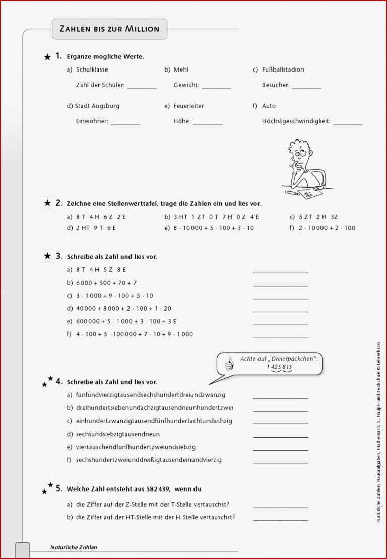 Arbeitsblätter · Sekundarstufe I · Lehrerbüro