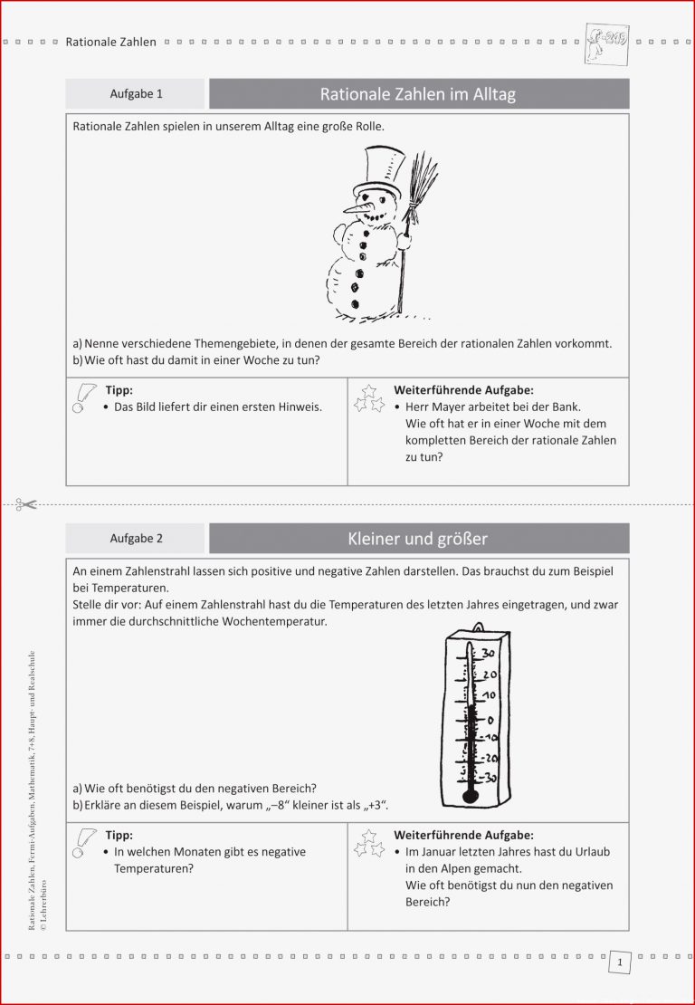 Arbeitsblätter · Sekundarstufe I · Lehrerbüro