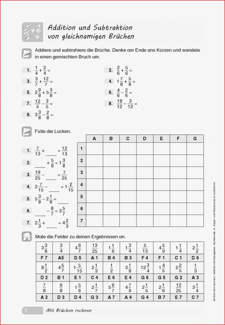 Arbeitsblätter · Sekundarstufe I · Lehrerbüro