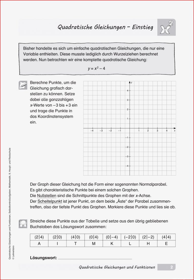 Arbeitsblätter · Sekundarstufe I · Lehrerbüro