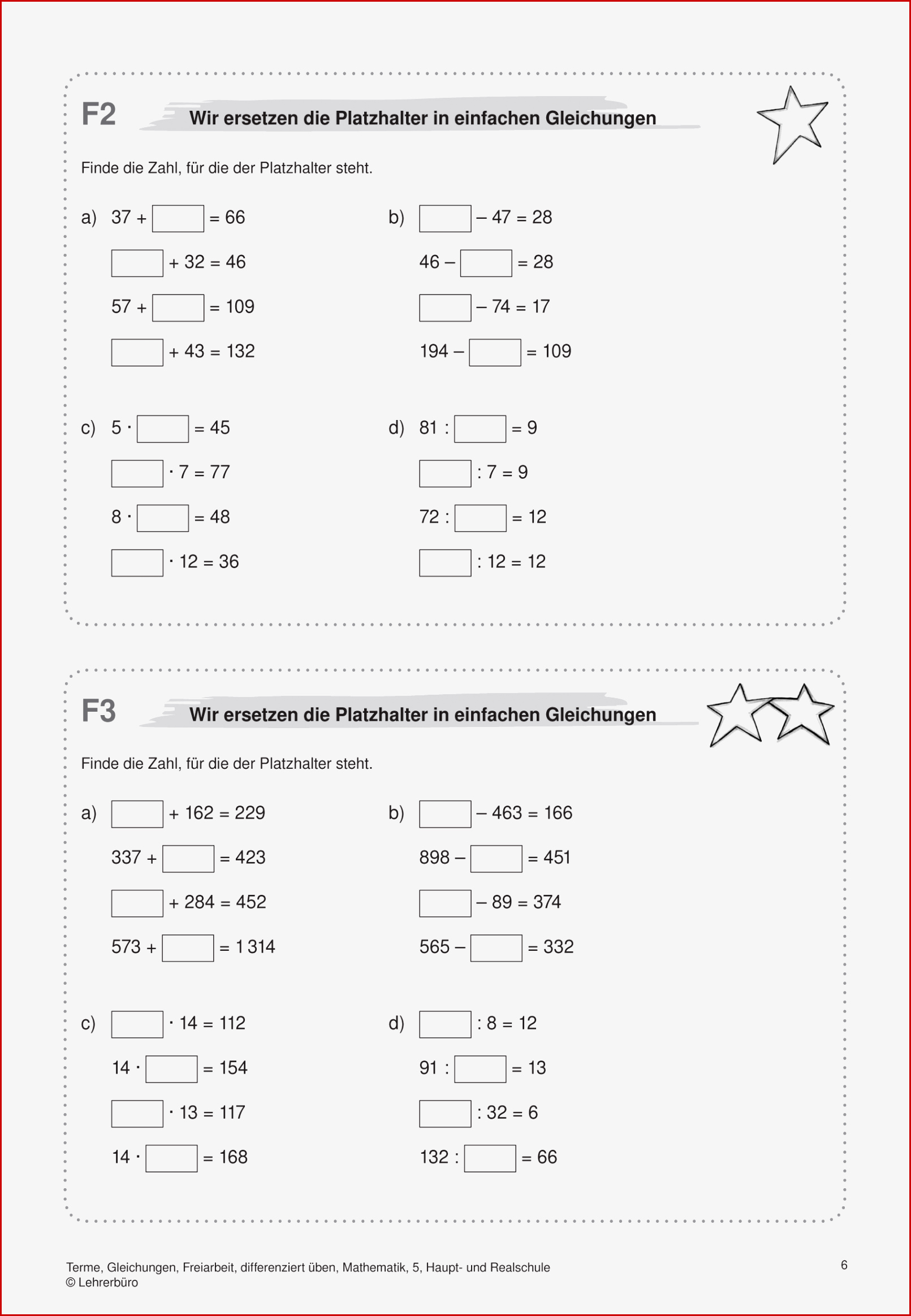 Arbeitsblätter · Sekundarstufe I · Lehrerbüro