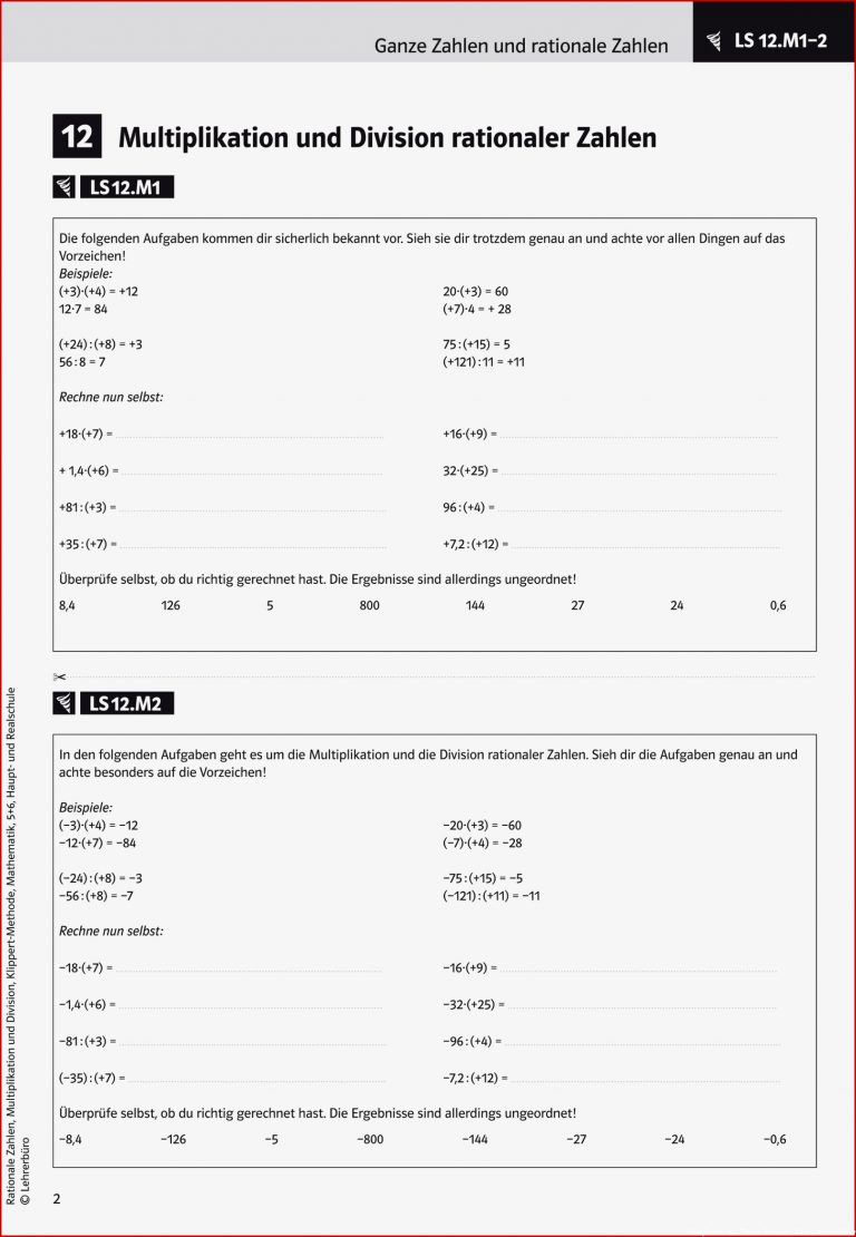 Arbeitsblätter · Sekundarstufe I · Lehrerbüro