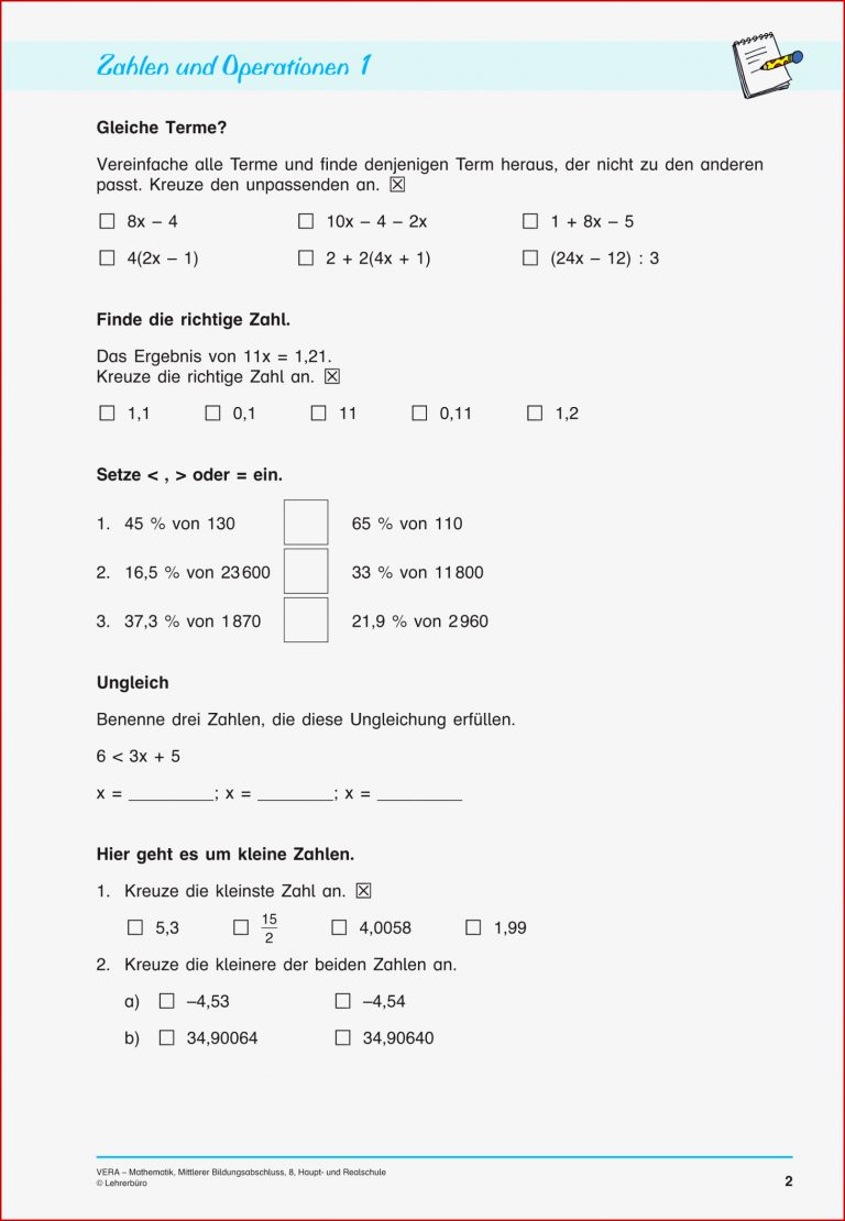 Arbeitsblätter · Sekundarstufe I · Lehrerbüro