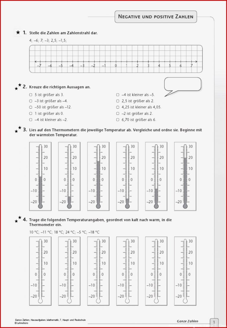 Arbeitsblätter · Sekundarstufe I · Lehrerbüro