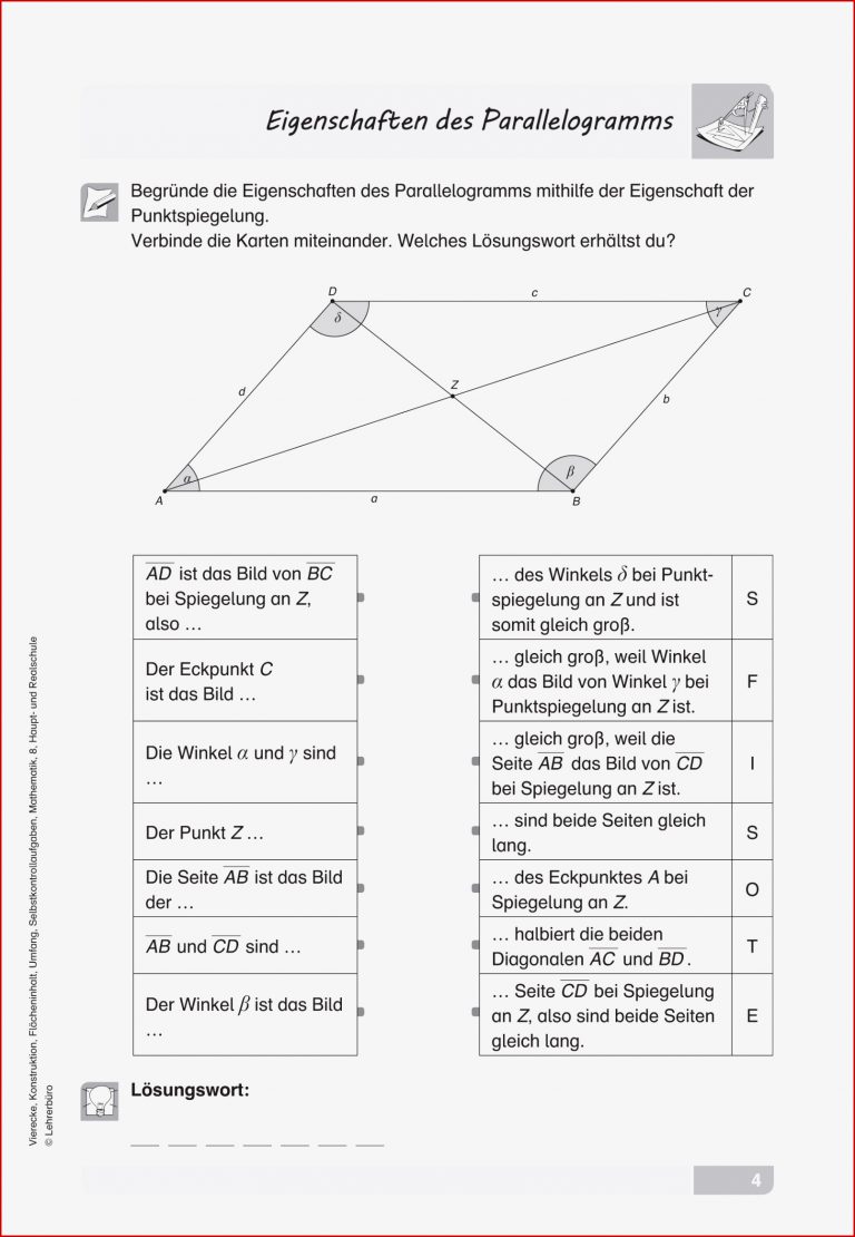 Arbeitsblätter · Sekundarstufe I · Lehrerbüro