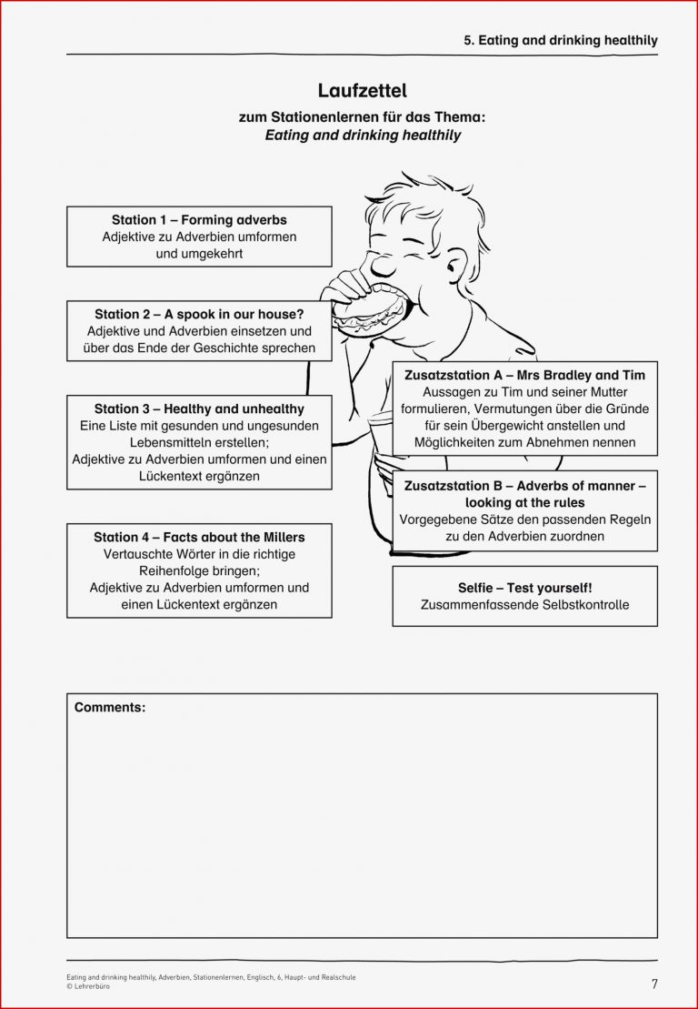 Arbeitsblätter · Sekundarstufe I · Lehrerbüro