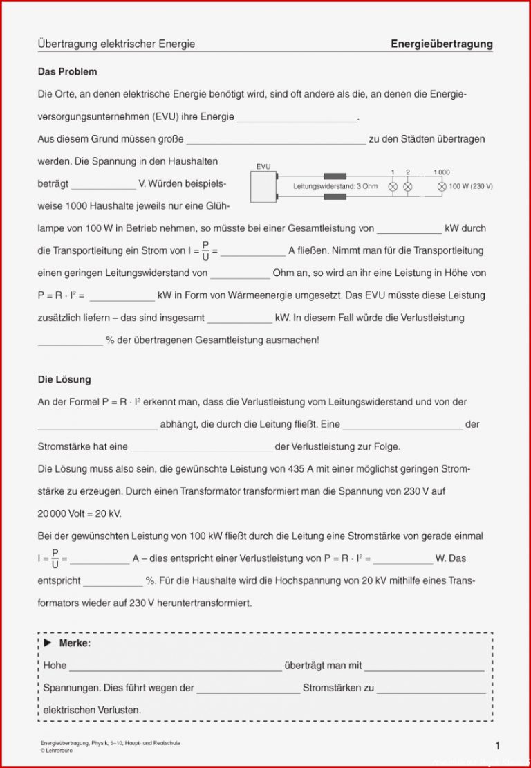 Arbeitsblätter · Sekundarstufe I · Lehrerbüro