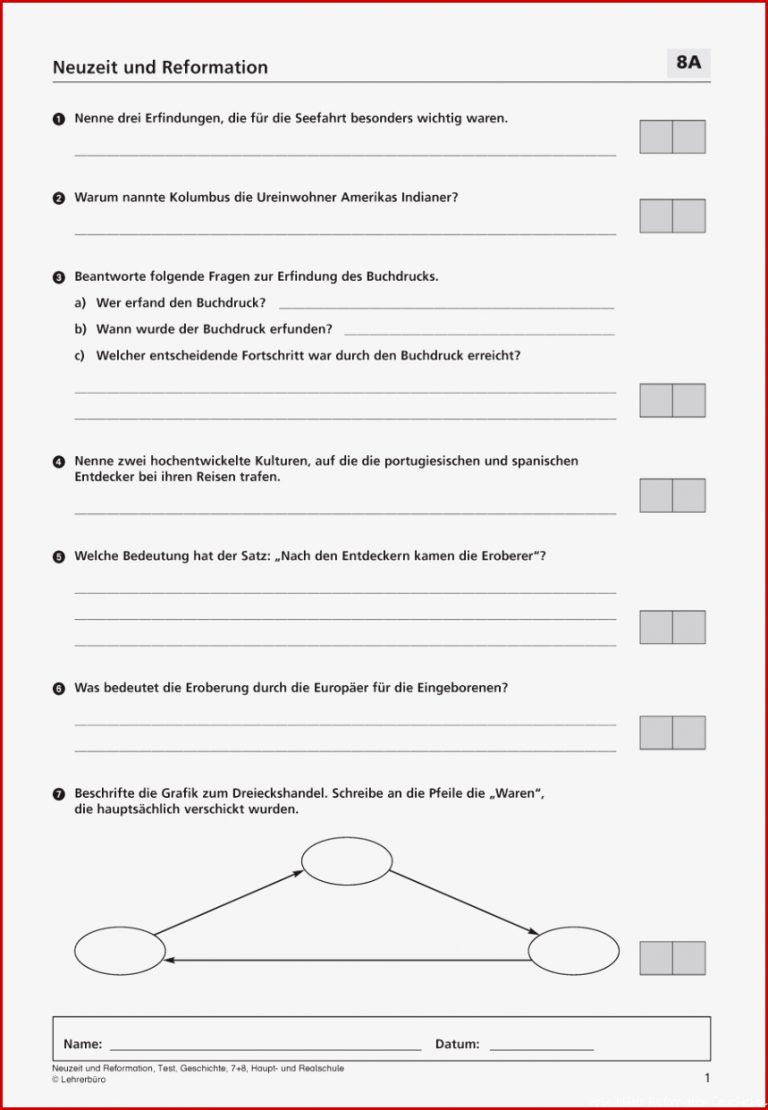 Arbeitsblätter · Sekundarstufe I · Lehrerbüro