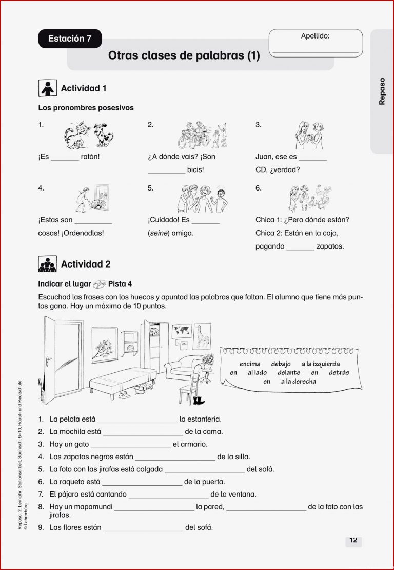 Arbeitsblätter · Sekundarstufe I · Lehrerbüro