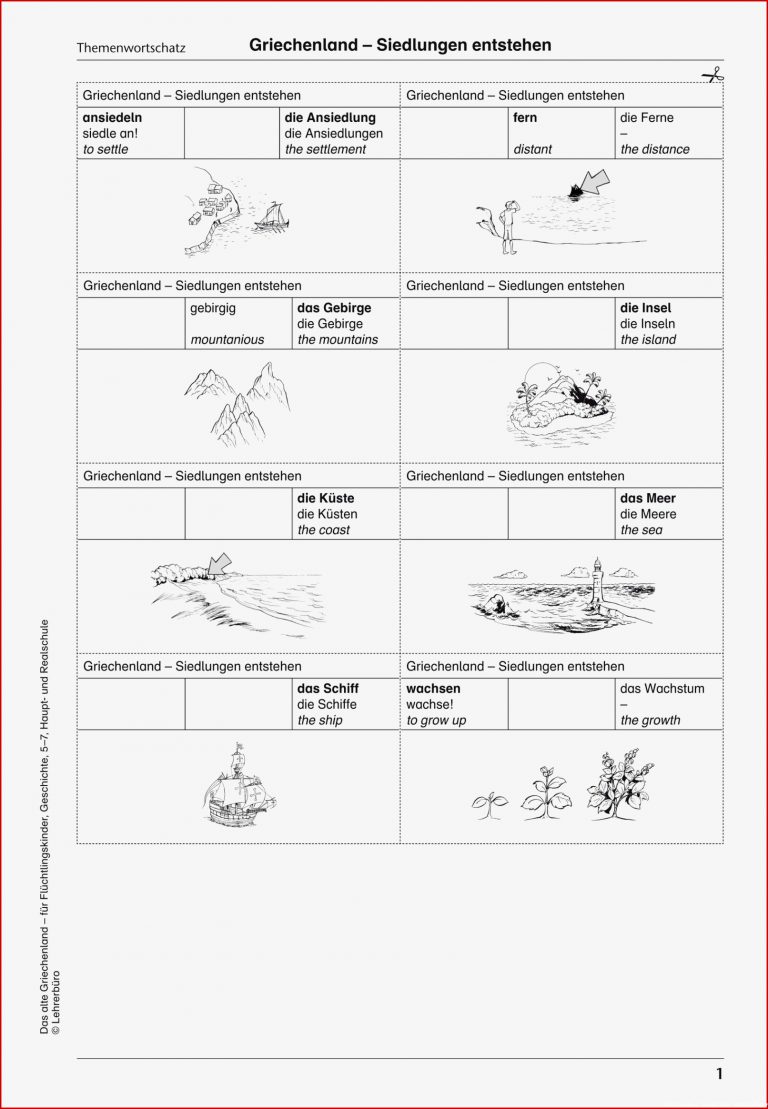 Arbeitsblätter · Sekundarstufe I · Lehrerbüro