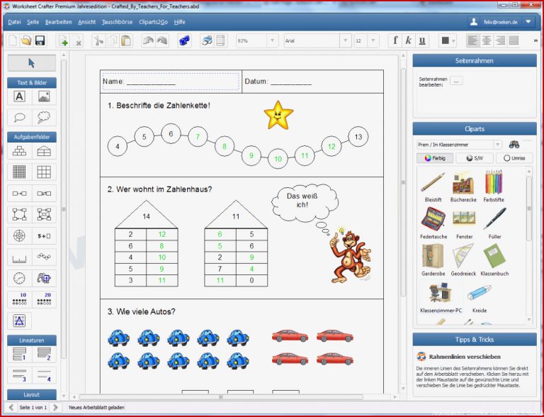 Arbeitsblätter Selbst Erstellen Kostenlos Worksheets