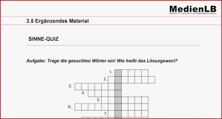 Arbeitsblätter Sinnesorgane Klasse 3 Stephen Scheidt Schule