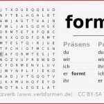 Arbeitsblätter Verb formen