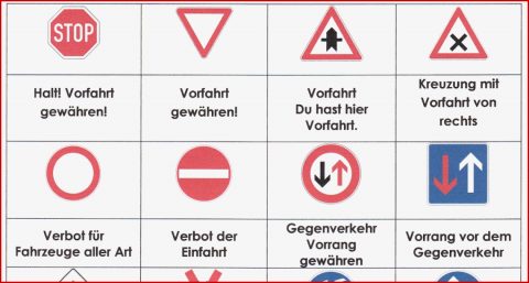 Arbeitsblätter Verkehrsregeln Fahrradprüfung Grundschule