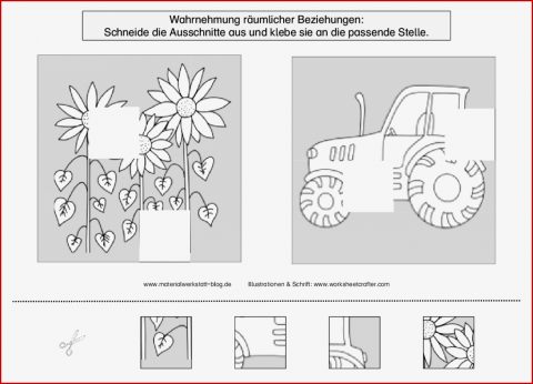 Arbeitsblätter Visuelle Wahrnehmung – Materialwerkstatt