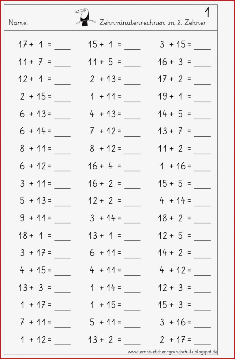 Arbeitsblätter Volksschule 1 Klasse Mathematik Ideen