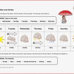 Arbeitsblätter Wetter Arbeitsblatt Englisch Wetter