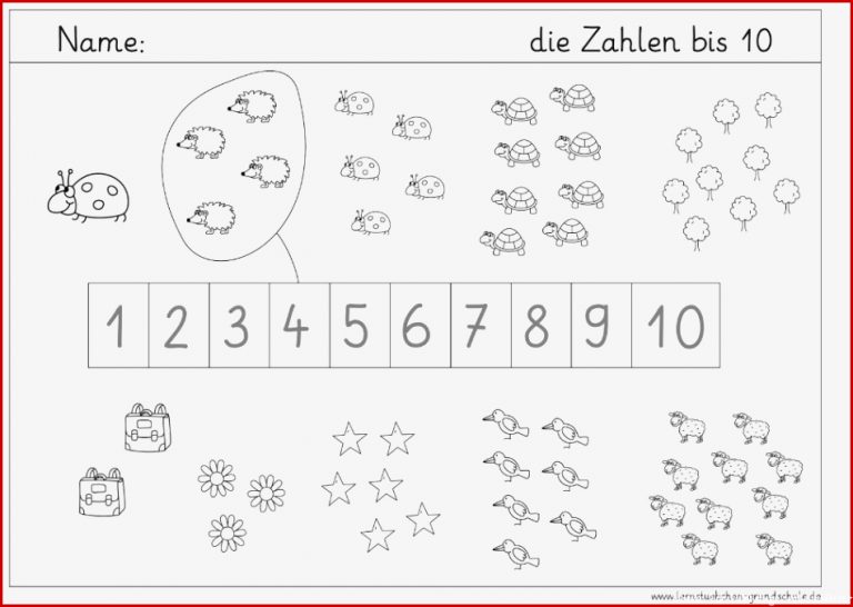 Arbeitsblätter Zahlen Für Kindergarten Ideen Arbeitsblätter