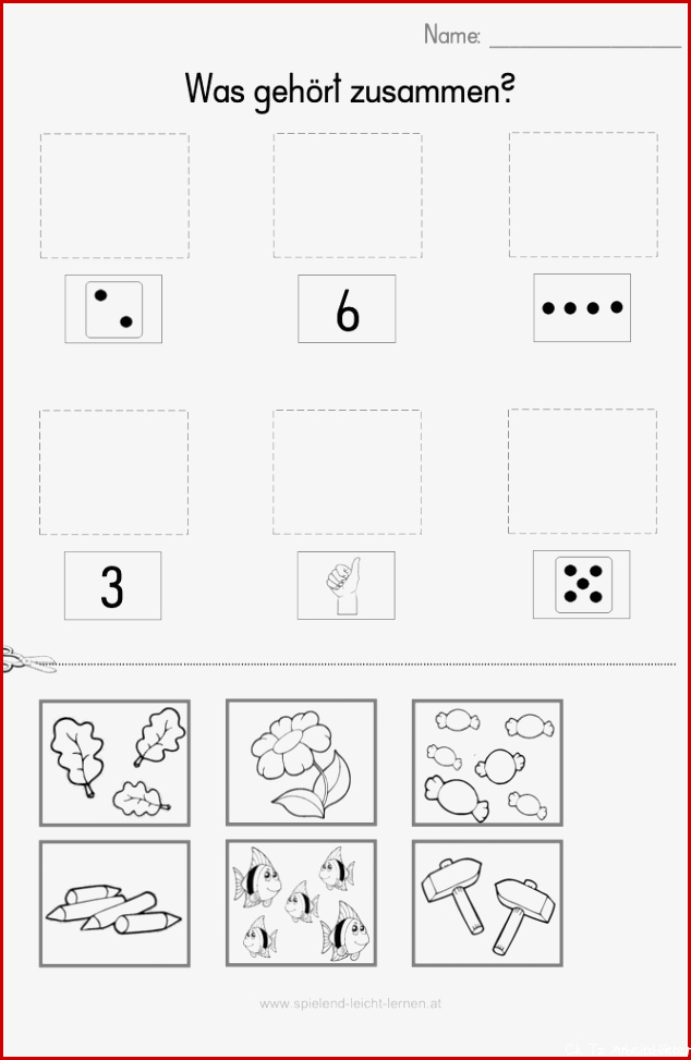 Arbeitsblätter Zahlenraum 6 Spielend Leicht Lernen