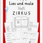 Arbeitsblätter Zirkus Kopiervorlagen Worksheets