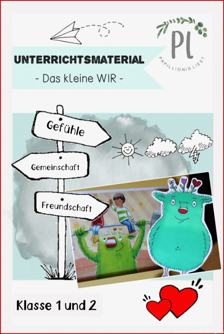 Arbeitsblätter Zum Bilderbuch "das Kleine Wir" Klasse 3 4