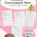 Arbeitsblätter Zusammengesetzte Nomen Differenziert Daz