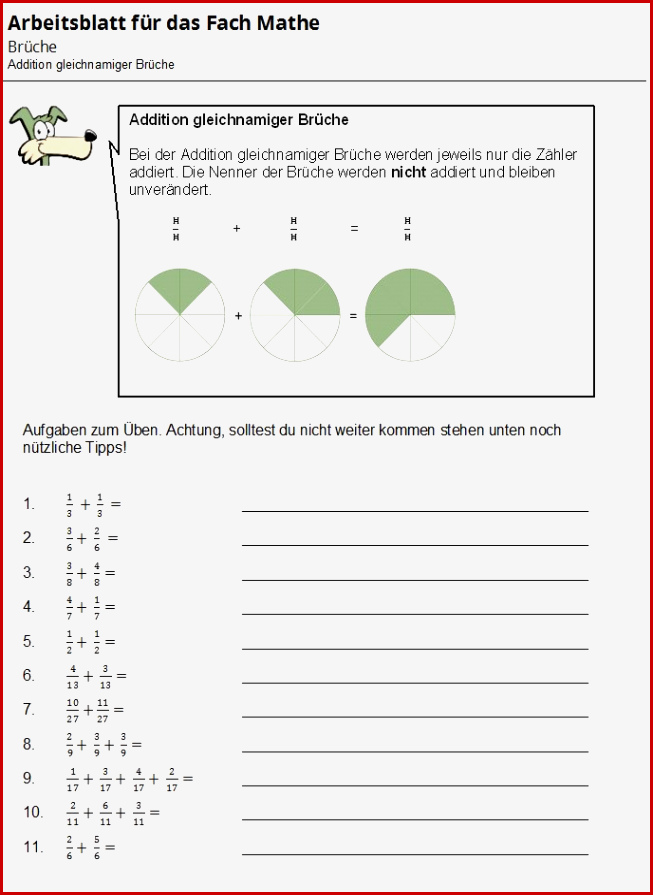 Arbeitsblatt Bruchrechnung Bruchrechnen Aufgaben Zum