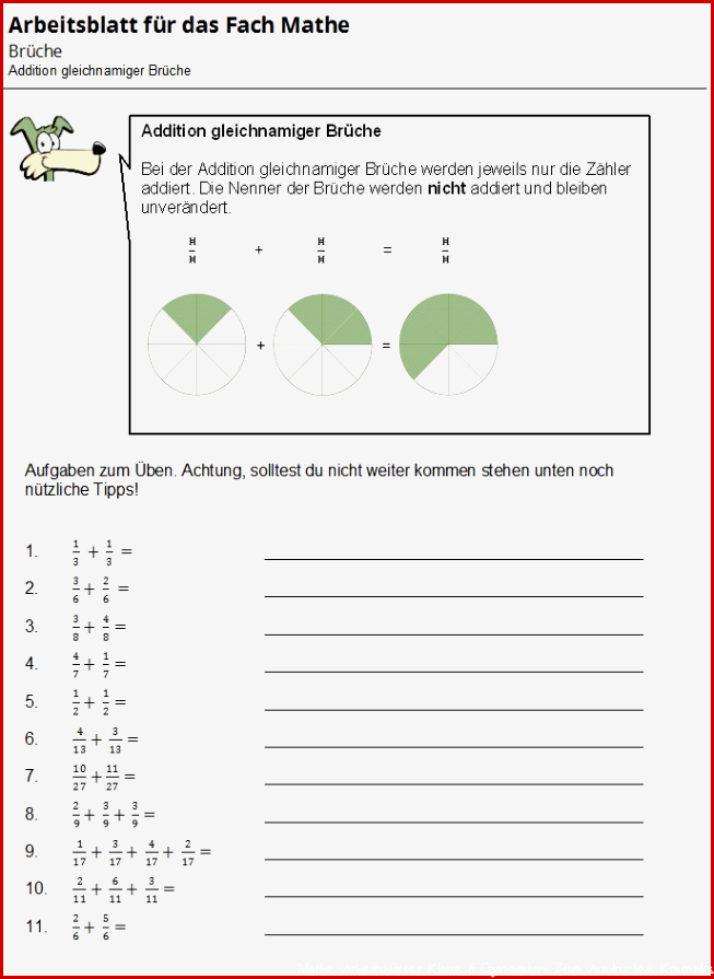 Arbeitsblatt Bruchrechnung Bruchrechnen Aufgaben Zum