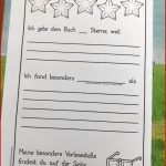 Arbeitsblatt "buchvorstellung" Spielend Leicht Lernen