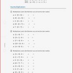 Arbeitsblatt Das Distributivgesetz Mathematik Tutory