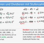 Arbeitsblatt Dezimalzahlen Multiplizieren Und Divi Ren