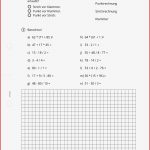 Arbeitsblatt Die 4 Grundrechnungsarten Mathematik