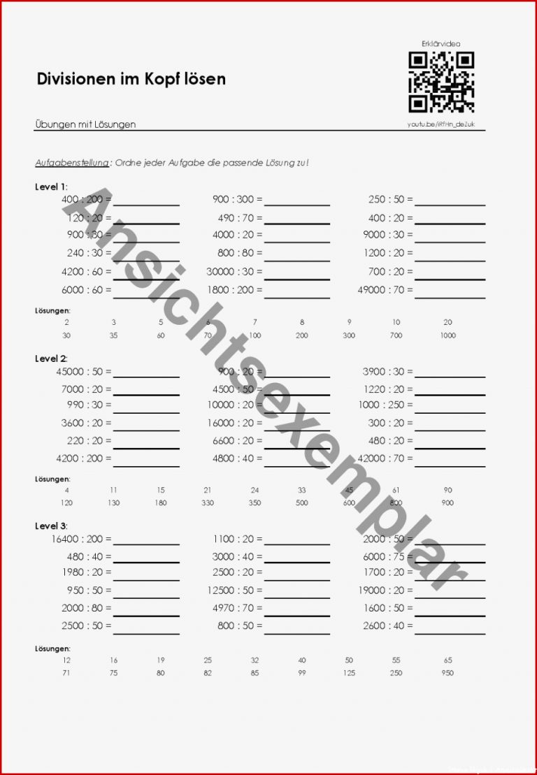 Arbeitsblatt 