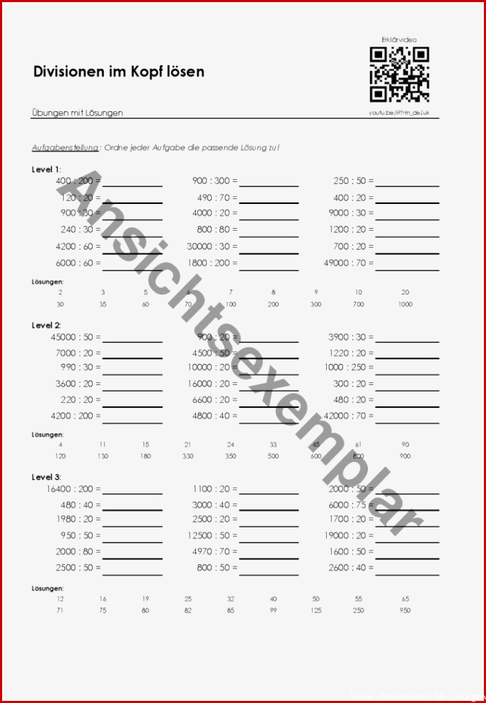 Arbeitsblatt 