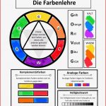 Arbeitsblatt Farbenlehre Neue Arbeitsblätter