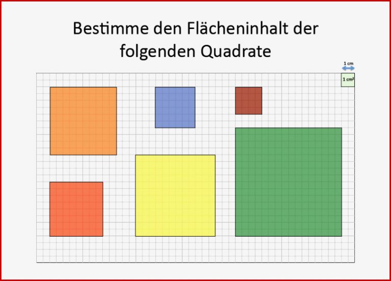 Arbeitsblatt Flächeninhalt