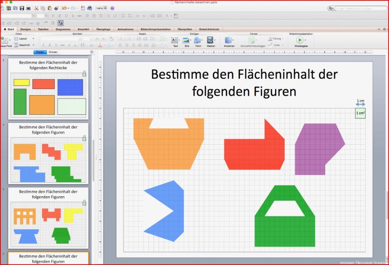Arbeitsblatt Flächeninhalt