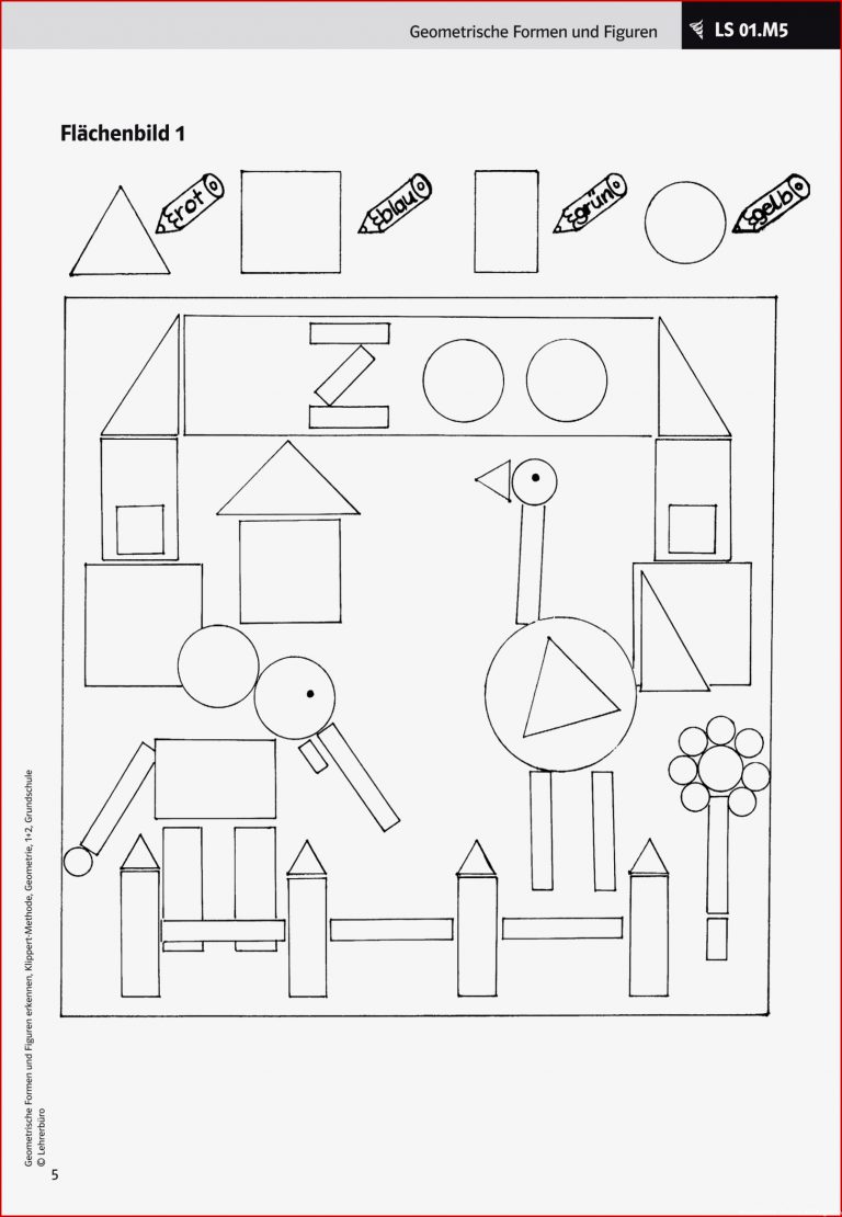 Arbeitsblatt Formen Luxus Kindergarten Kostenlose