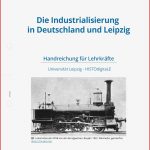 Arbeitsblatt Handreichung Die Industrialisierung Tutory