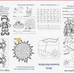 Arbeitsblatt Kindergarten sommer