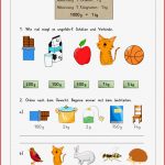 Arbeitsblatt Mathe Gramm Und Kilogramm Klasse 3 Kostenlos