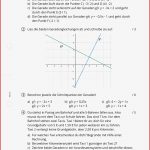 Arbeitsblatt Probe Lineare Funktionen Mathematik