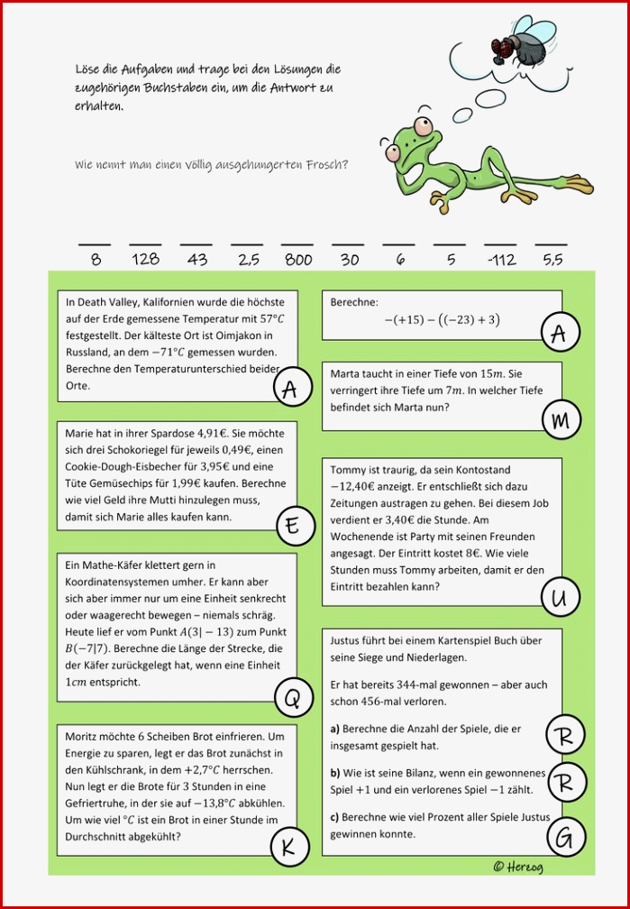 Arbeitsblatt Sachaufgaben Zur Addition Und Subtraktion